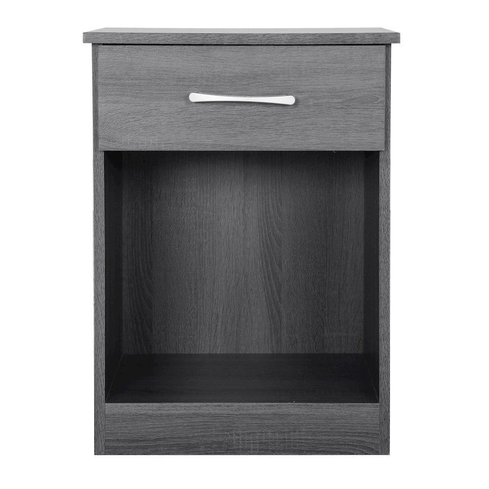 Glory Furniture Lindsey Nightstand in Gray Color. Picture 2