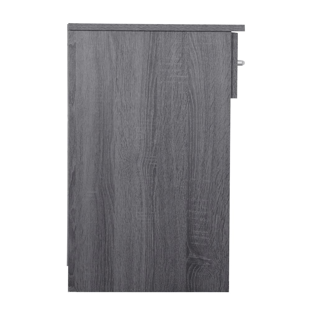 Glory Furniture Lindsey Nightstand in Gray Color. Picture 5