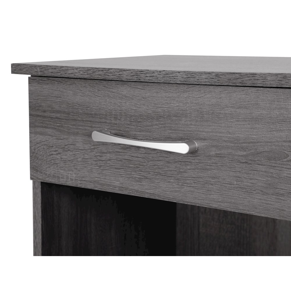 Glory Furniture Lindsey Nightstand in Gray Color. Picture 6