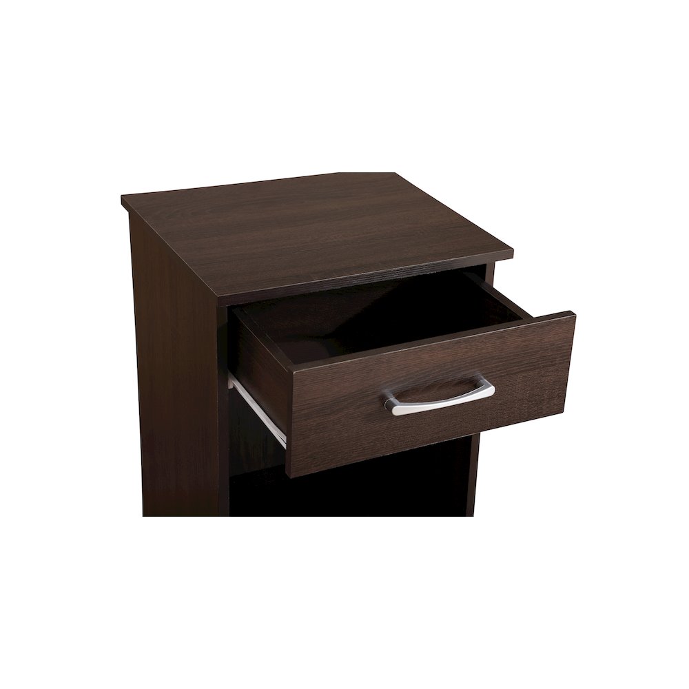 Glory Furniture Lindsey RTA Nightstand , Wenge. Picture 3