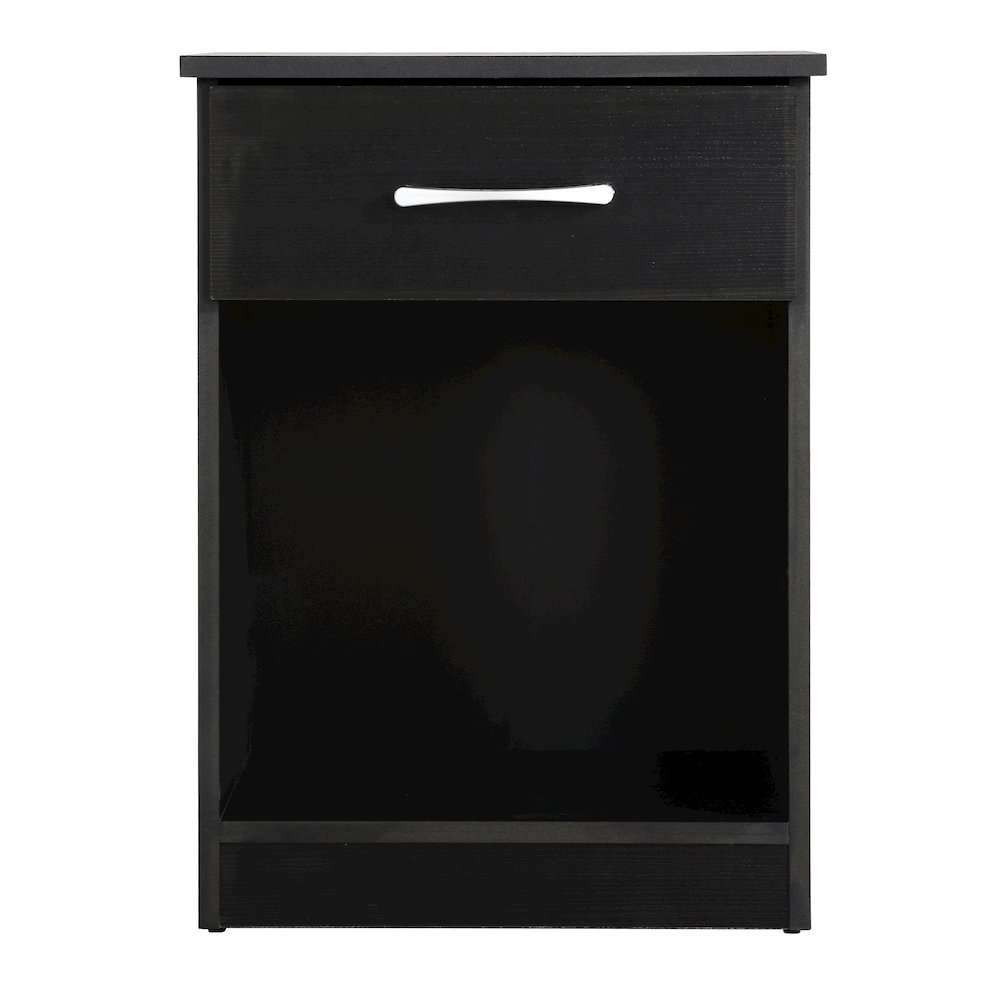 Glory Furniture Lindsey Nightstand in Black Color. Picture 2