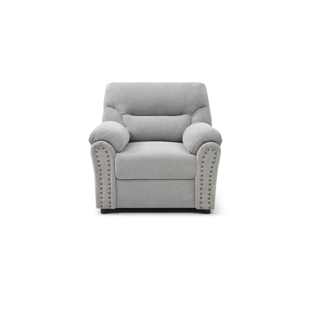 Contemporary Hamilton Chair Gray. Picture 1