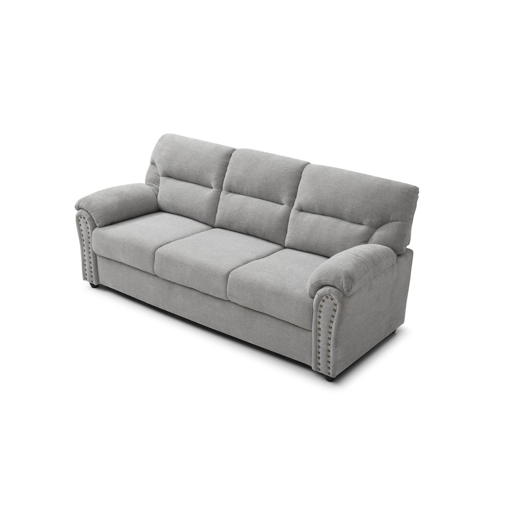 Contemporary Hamilton Sofa Gray. Picture 3
