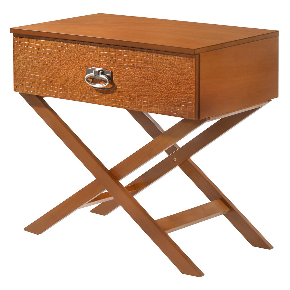 Glory Furniture Xavier Nightstand , Oak. Picture 2