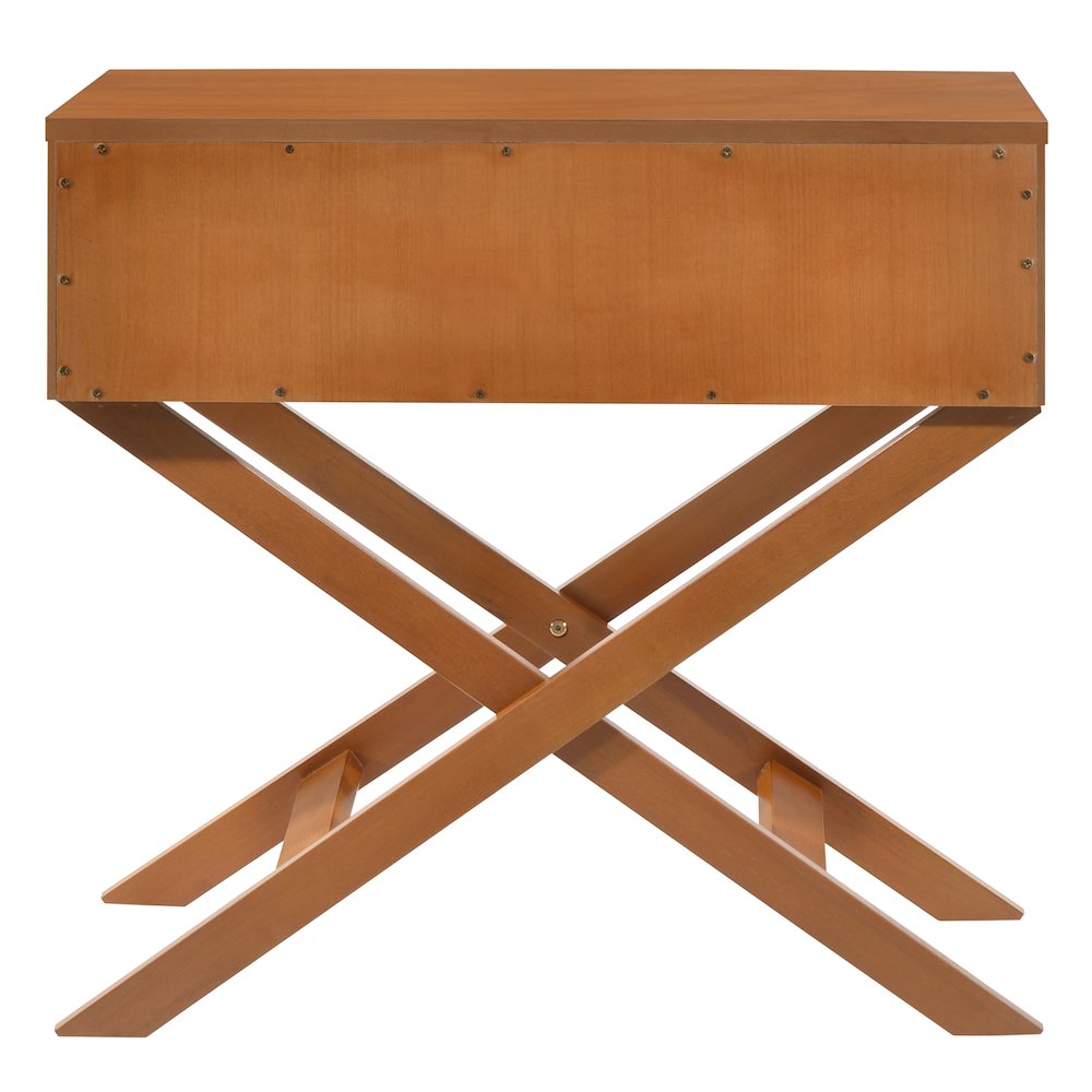 Glory Furniture Xavier Nightstand , Oak. Picture 1