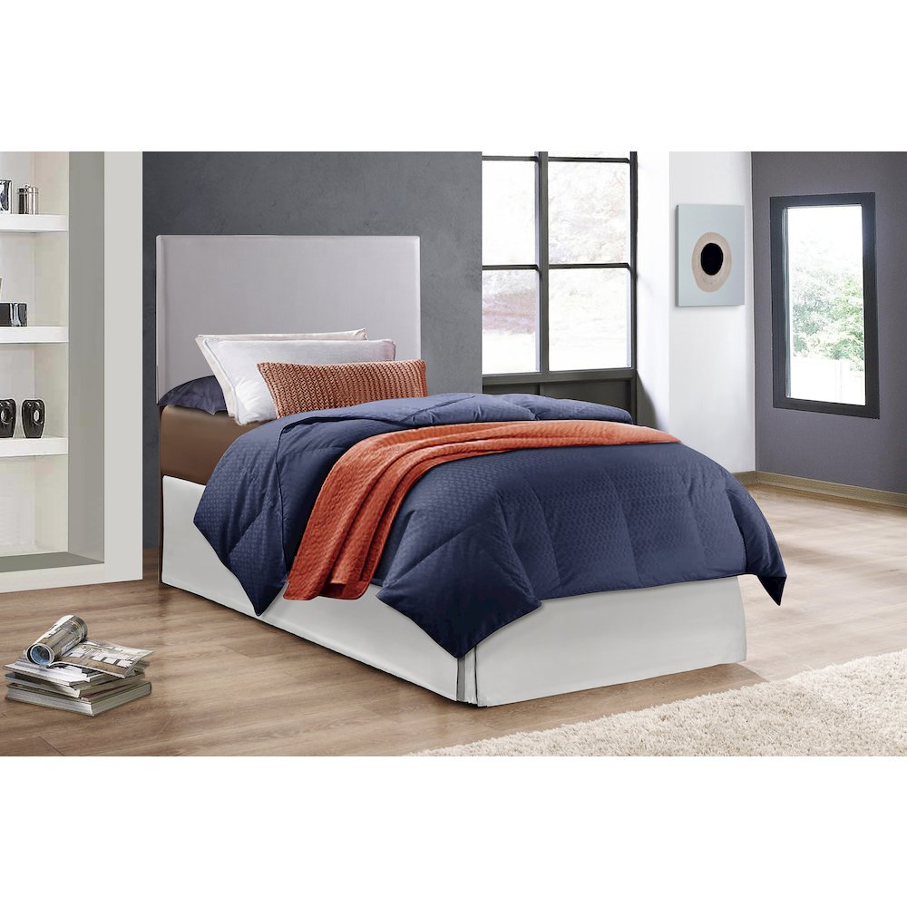 Glory Furniture Nova Twin Headboard in Light Grey Color. Picture 6