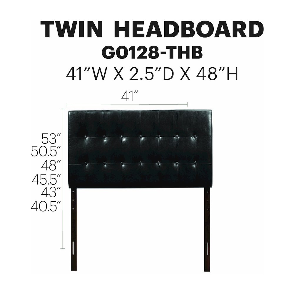 Glory Furniture Super Nova Twin Headboard in Black Color. Picture 7