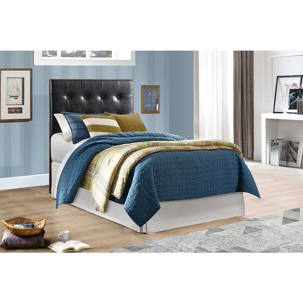 Glory Furniture Super Nova Twin Headboard in Black Color. Picture 6
