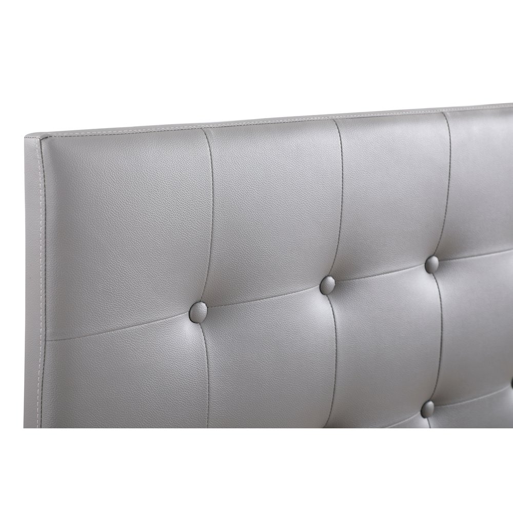 Glory Furniture Super Nova Queen Headboard in Light Grey Color. Picture 5