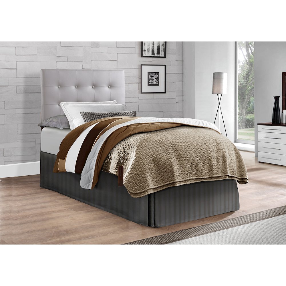 Glory Furniture Super Nova Twin Headboard in Light Grey Color. Picture 6