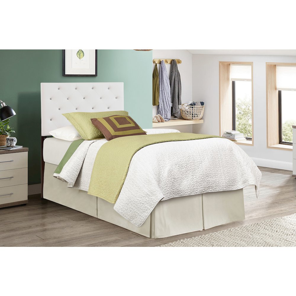 Glory Furniture Super Nova Twin Headboard in White Color. Picture 6