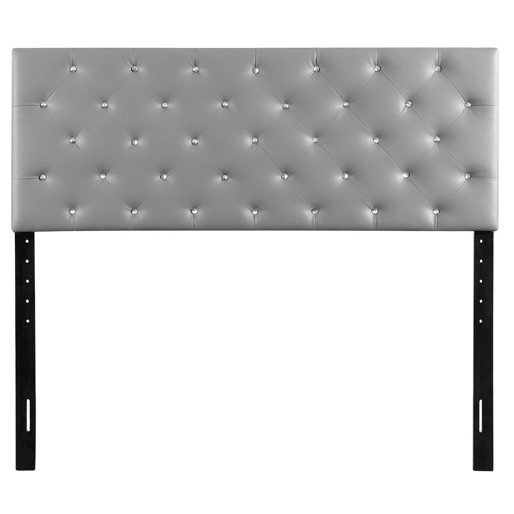 Glory Furniture Super Nova Queen Headboard in Light Grey Color. Picture 2