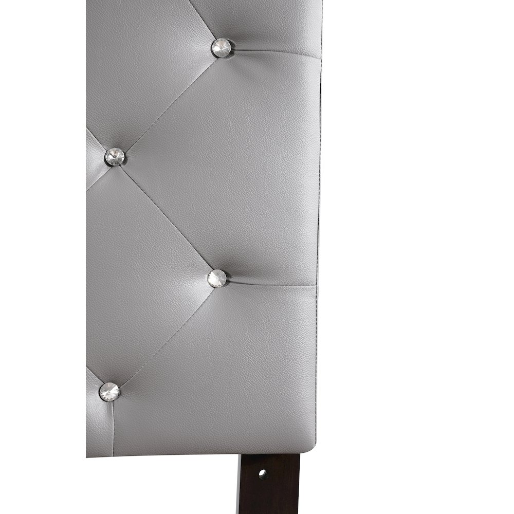 Glory Furniture Super Nova Queen Headboard in Light Grey Color. Picture 4
