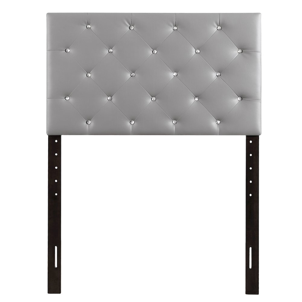 Glory Furniture Super Nova G0134-THB Twin Headboard, Light Gray. Picture 2