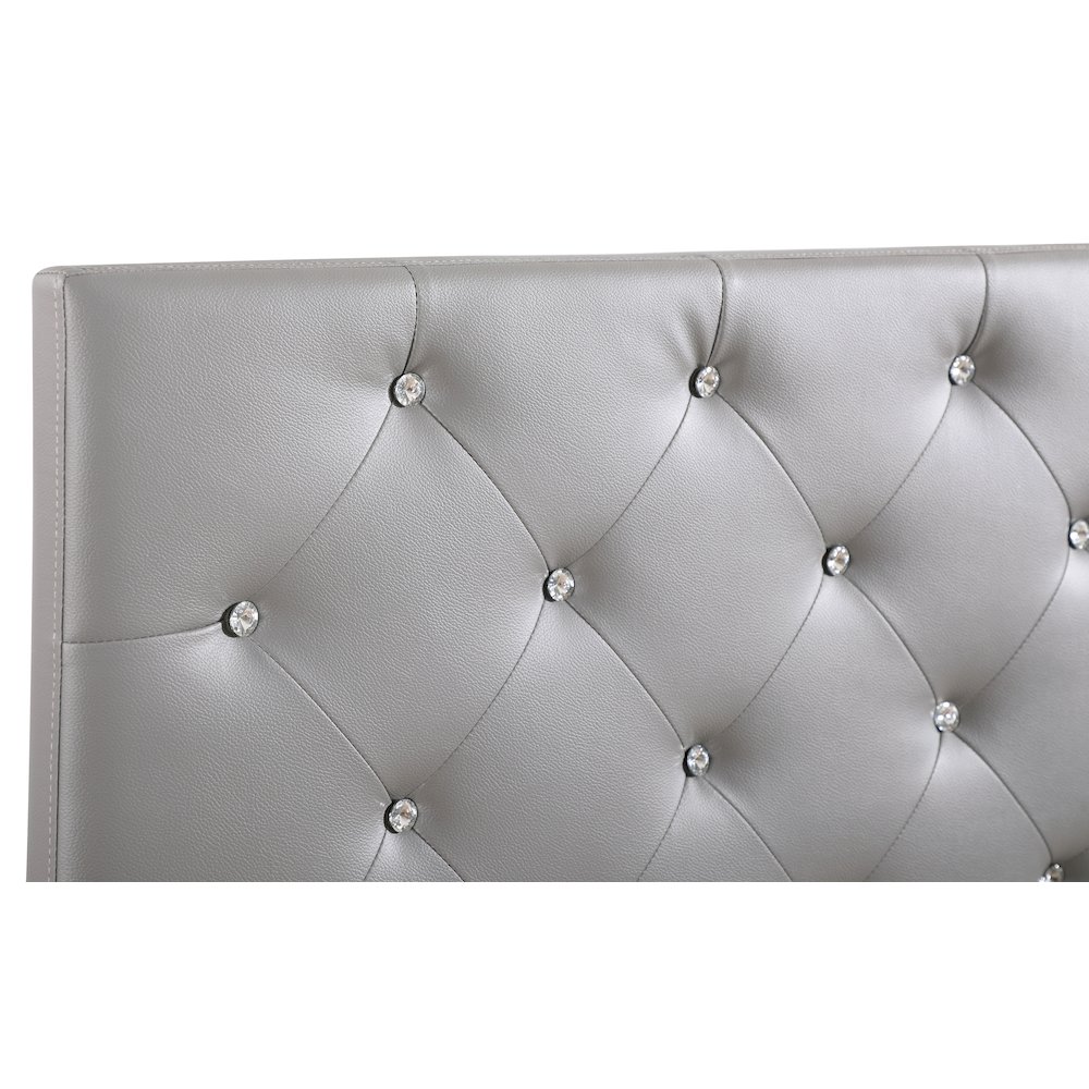 Glory Furniture Super Nova G0134-THB Twin Headboard, Light Gray. Picture 5