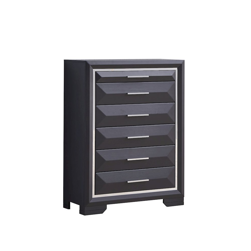 Glory Furniture Liverpool Chest in Black Color. Picture 1