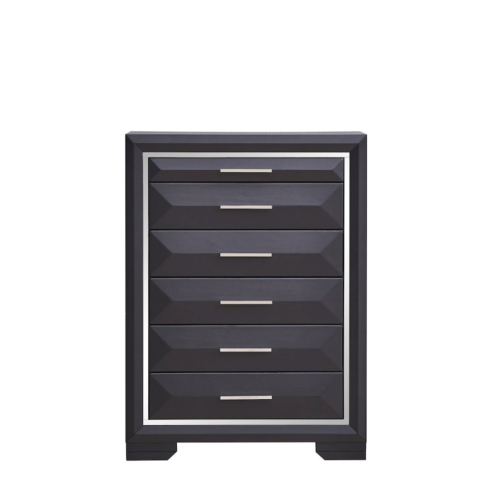 Glory Furniture Liverpool Chest in Black Color. Picture 2