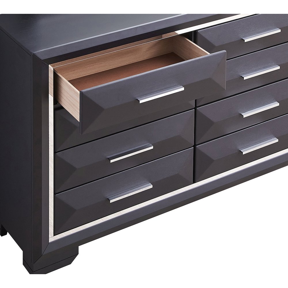 Glory Furniture Liverpool Dresser in Black Color. Picture 7