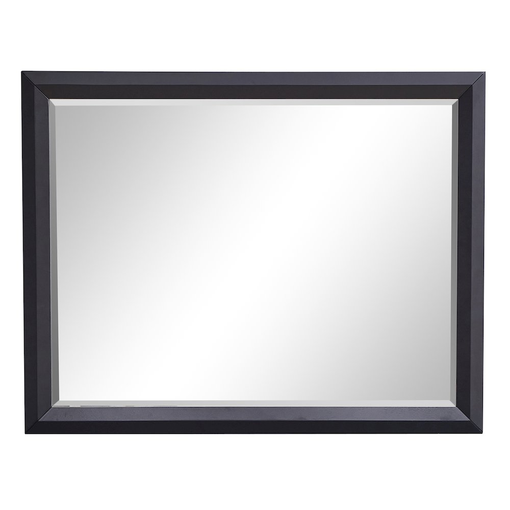 Glory Furniture Liverpool Mirror in Black Color. Picture 1