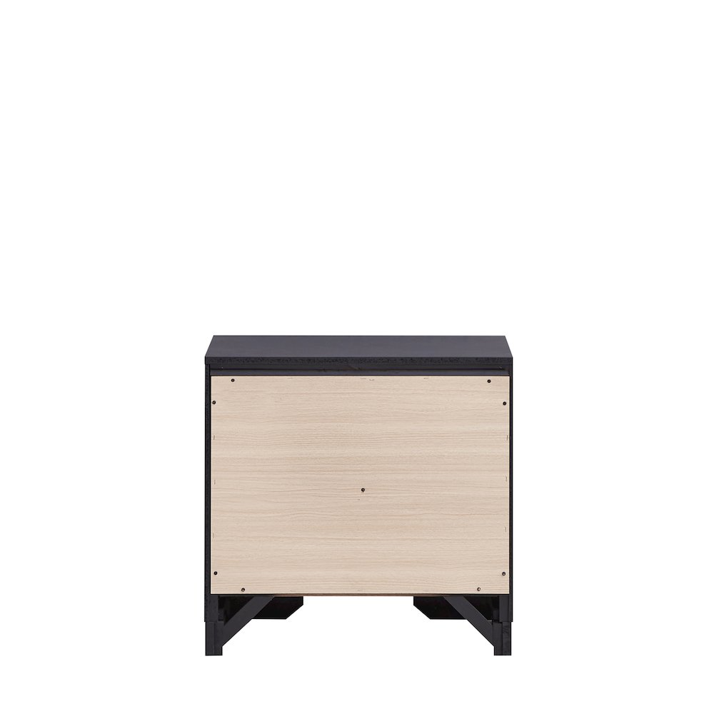 Glory Furniture Liverpool Nightstand in Black Color. Picture 4