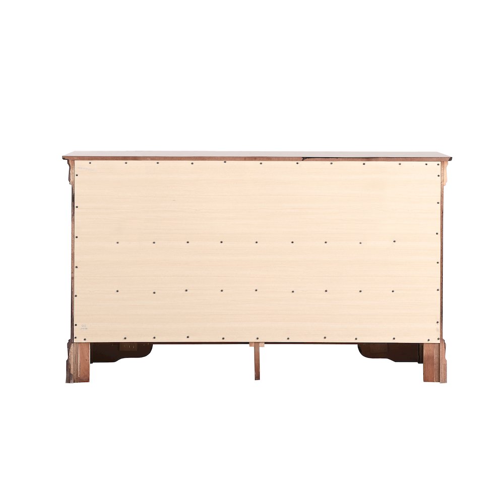 Glory Furniture LouisPhillipe Dresser in Cherry Color. Picture 5