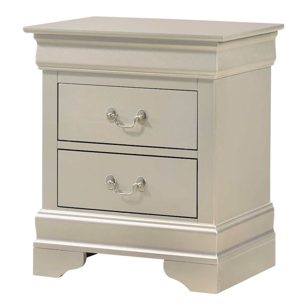 Glory Furniture LouisPhillipe Night Stand in Champagne Color. Picture 1