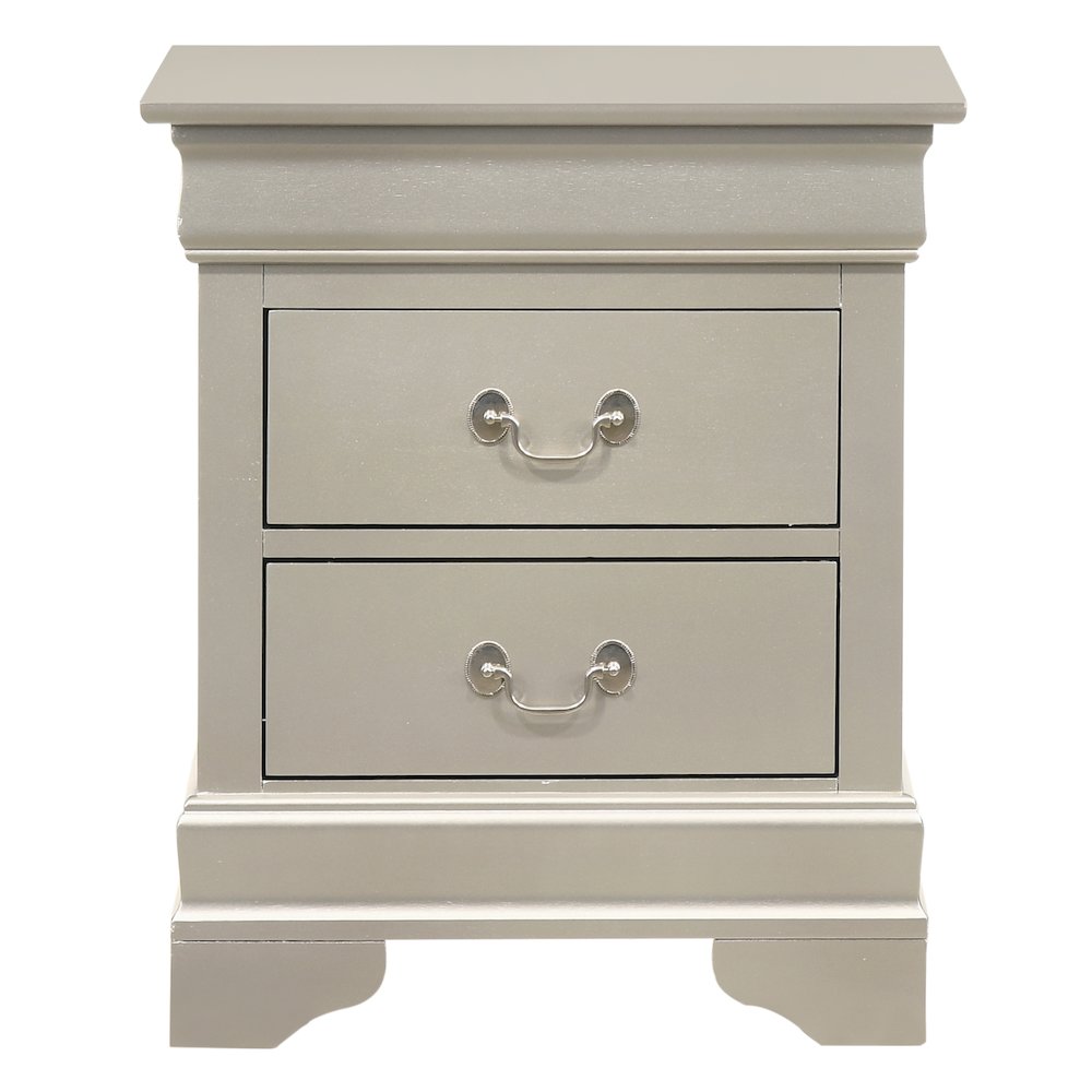 Glory Furniture LouisPhillipe Night Stand in Champagne Color. Picture 2