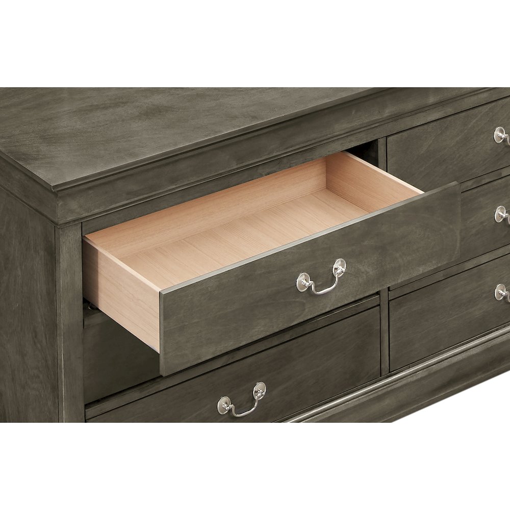 Glory Furniture LouisPhillipe Dresser in Gray Color. Picture 6