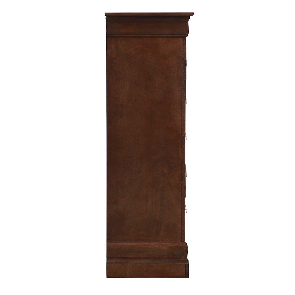 Glory Furniture LouisPhillipe Chest in Cappuccino Color. Picture 3