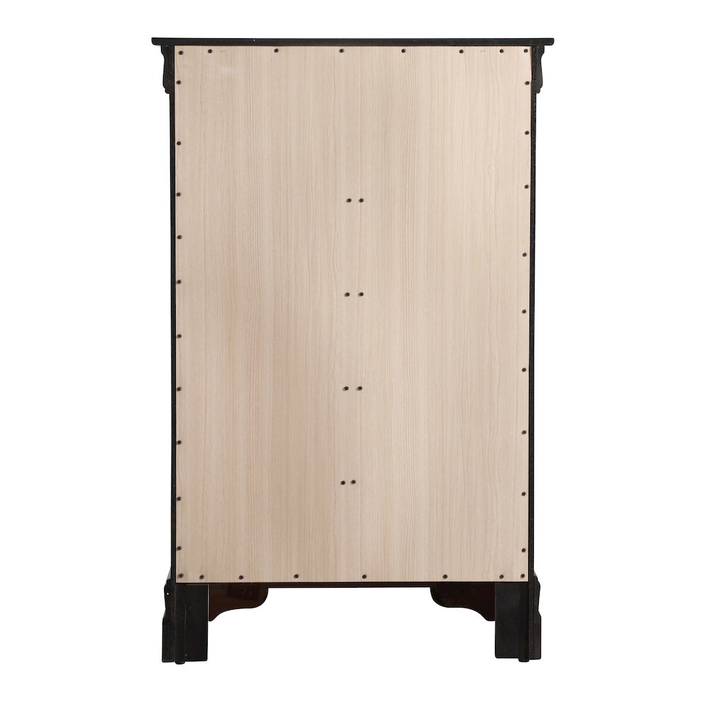Glory Furniture LouisPhillipe Chest in Black Color. Picture 3