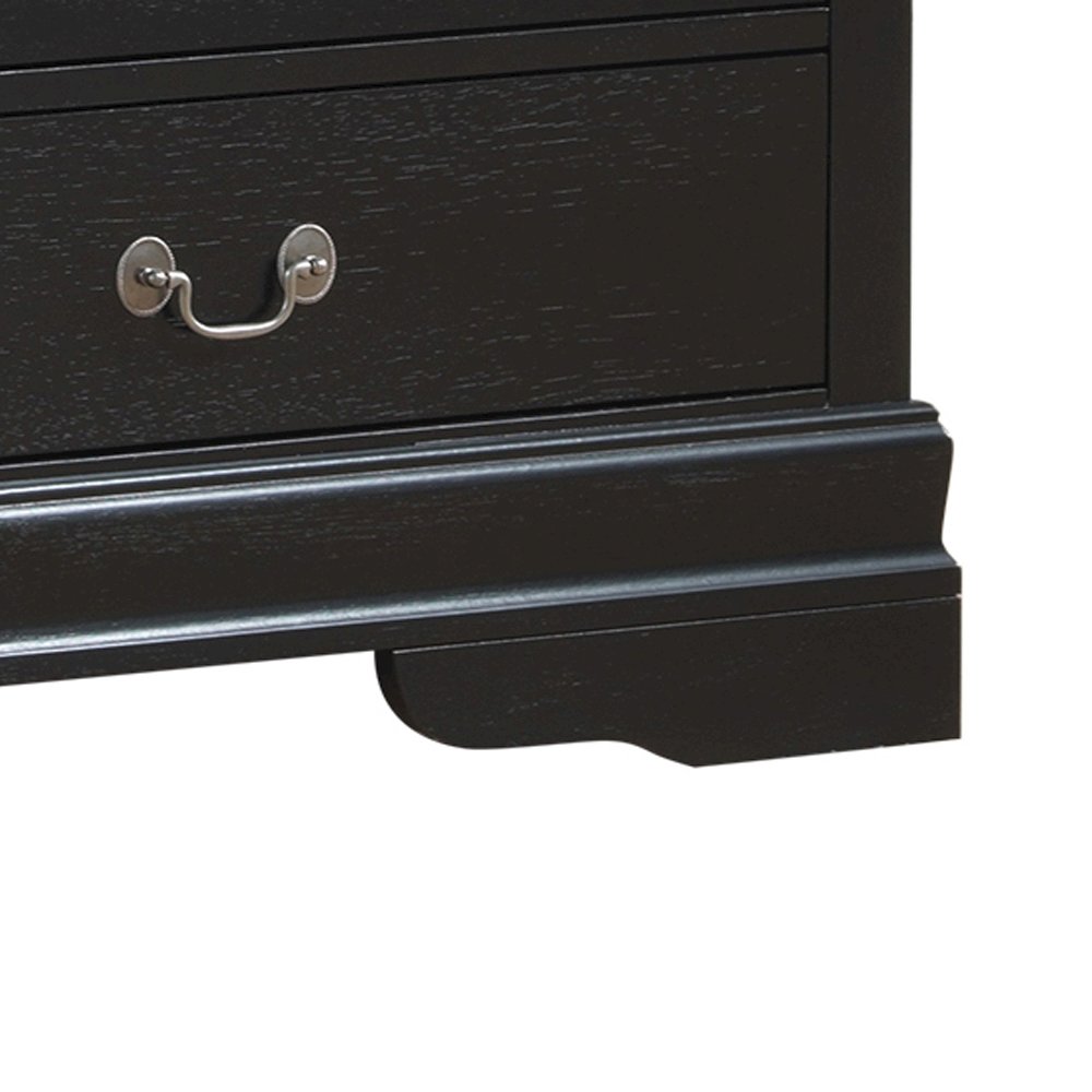 Glory Furniture LouisPhillipe Dresser in Black Color. Picture 4