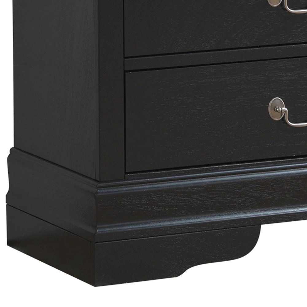 Glory Furniture LouisPhillipe Dresser in Black Color. Picture 5