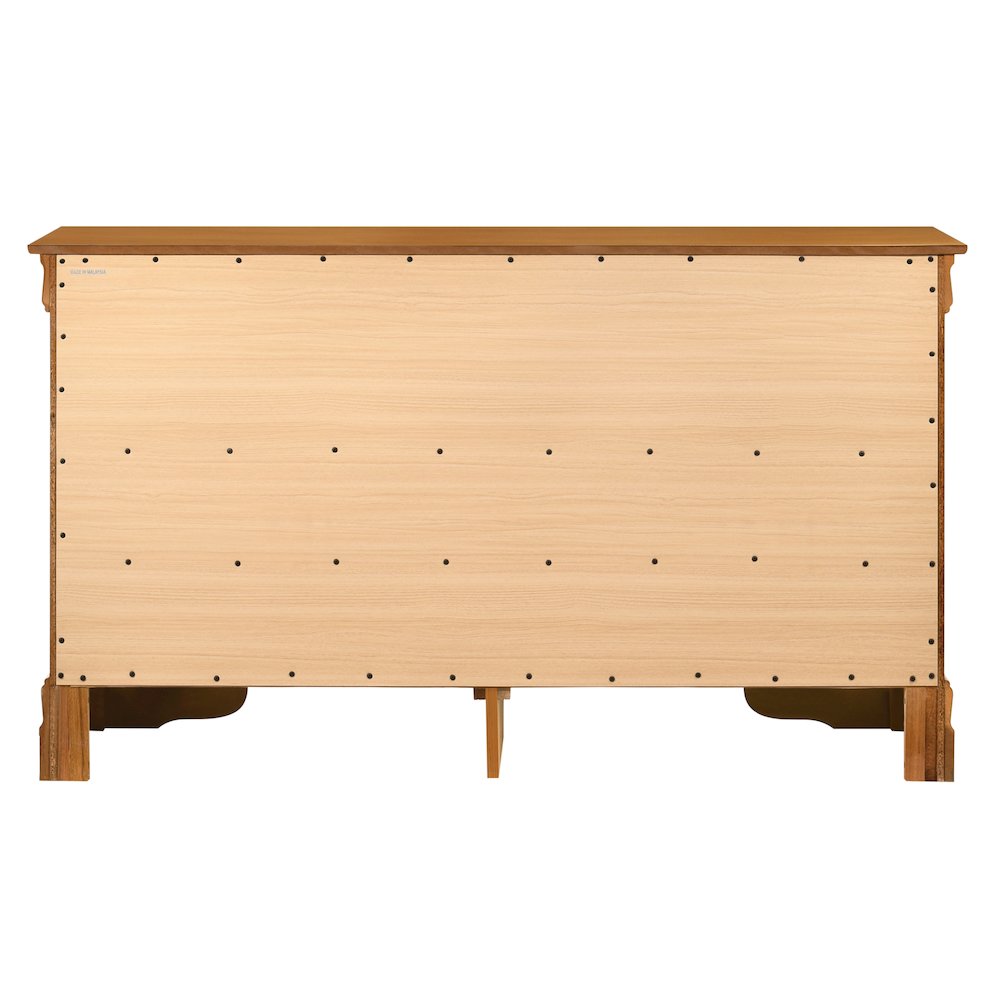 Glory Furniture LouisPhillipe Dresser in Oak Color. Picture 5