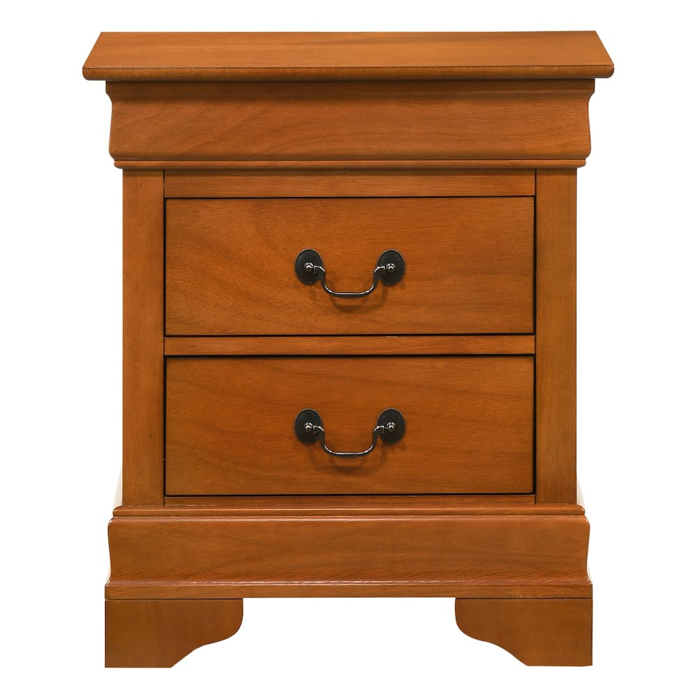 Glory Furniture LouisPhillipe Night Stand in Oak Color. Picture 2