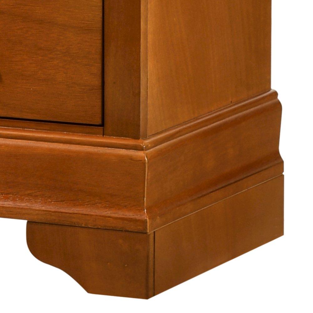 Glory Furniture LouisPhillipe Night Stand in Oak Color. Picture 6