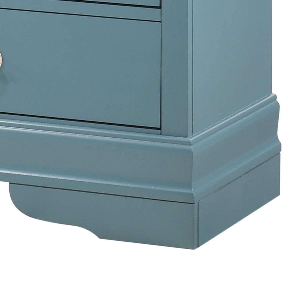 Glory Furniture LouisPhillipe Dresser in Teal Color. Picture 4
