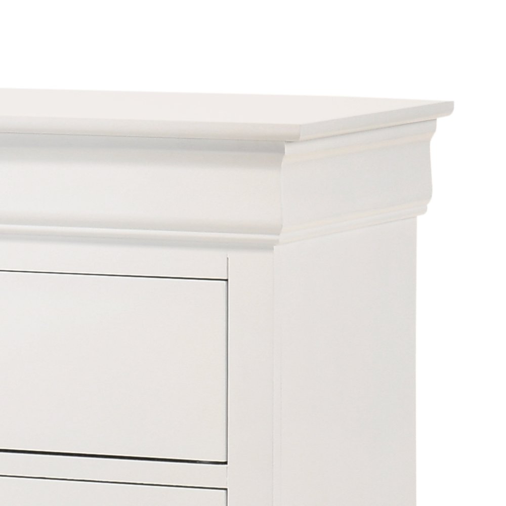 Glory Furniture LouisPhillipe Dresser in White Color. Picture 5