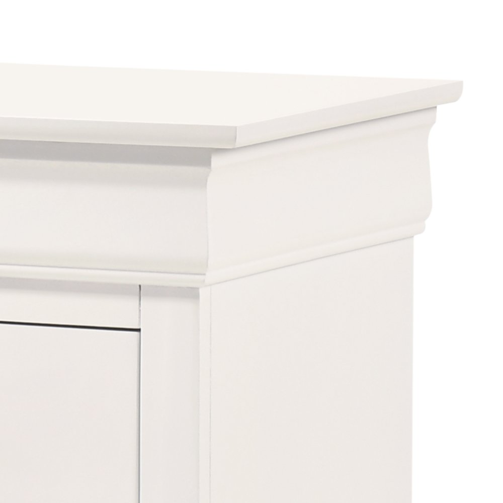 Glory Furniture LouisPhillipe Night Stand in White Color. Picture 5