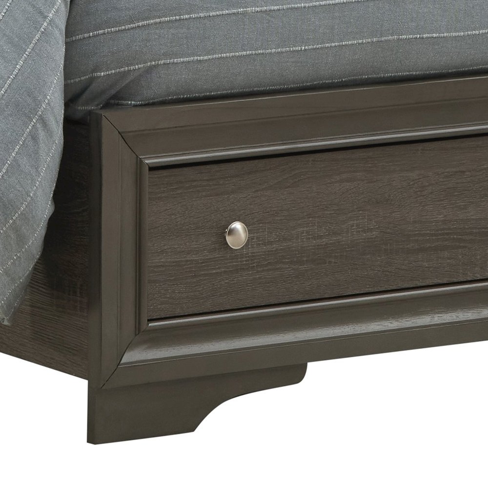 Glory Furniture Madrid Queen Bed in Gray Color. Picture 5