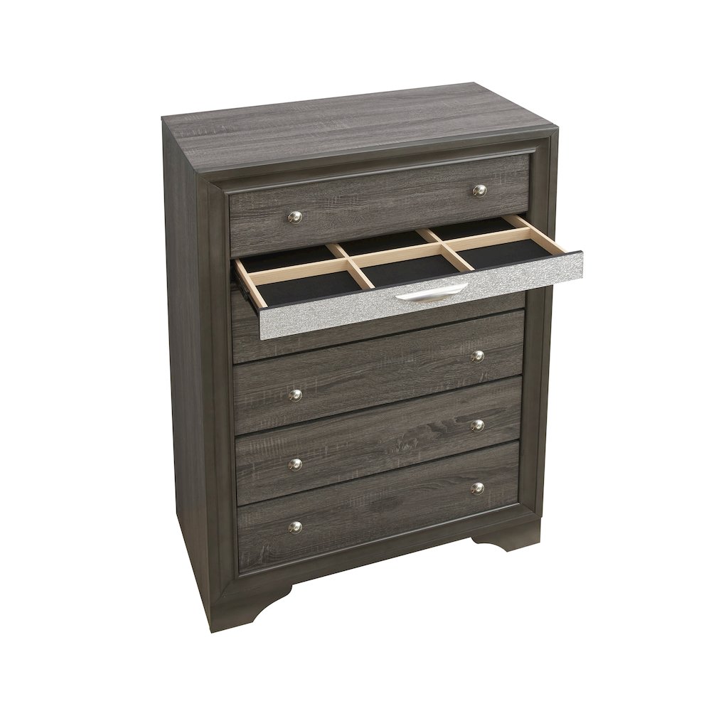 Glory Furniture Madrid Chest in Gray Color. Picture 3