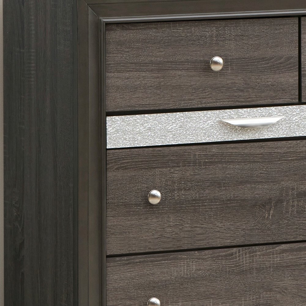 Glory Furniture Madrid Dresser in Gray Color. Picture 4