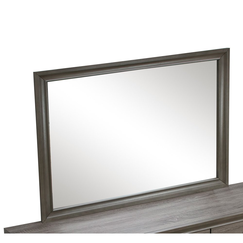 Glory Furniture Madrid Mirror in Gray Color. Picture 4