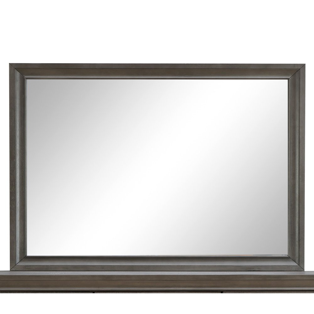 Glory Furniture Madrid Mirror in Gray Color. Picture 5