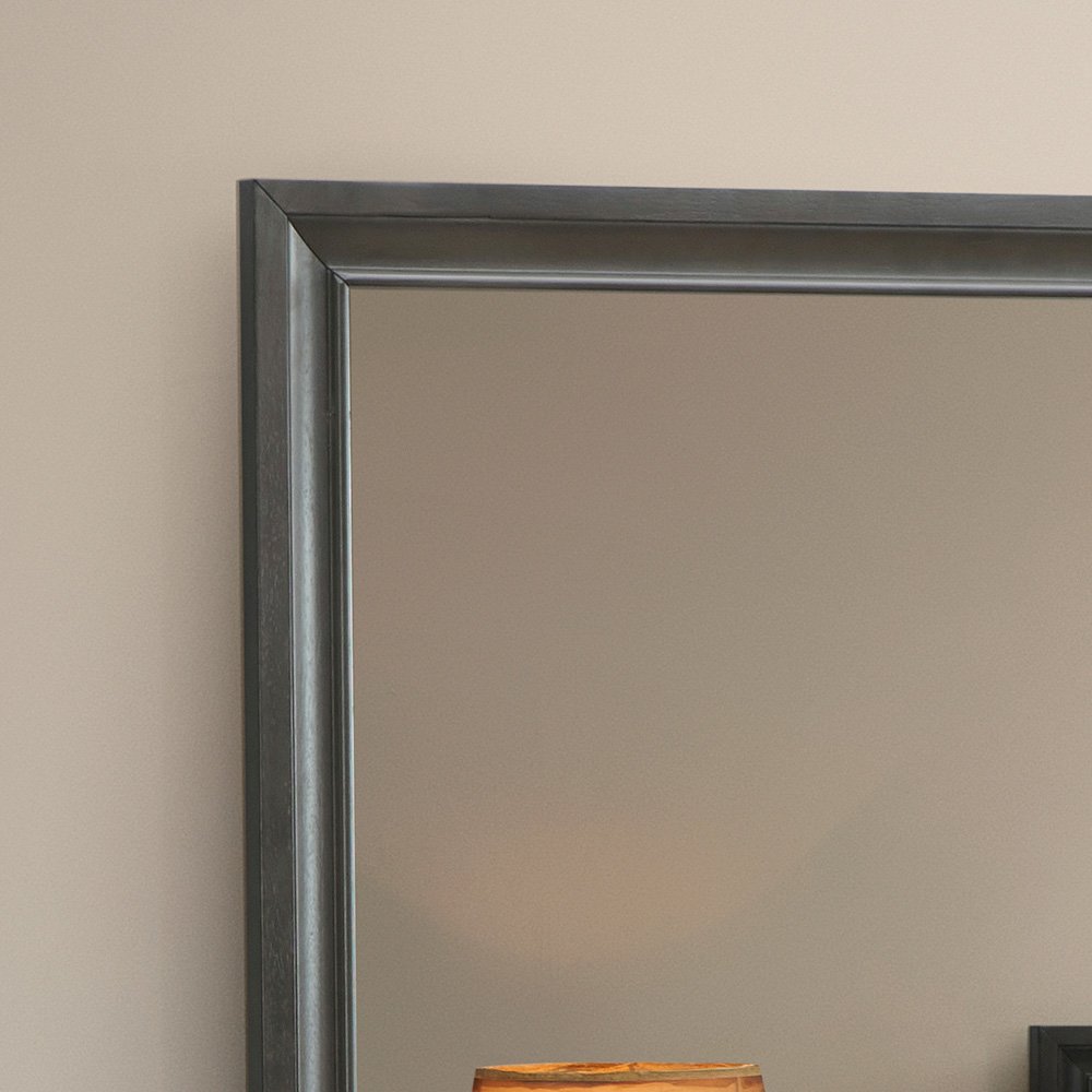 Glory Furniture Madrid Mirror in Gray Color. Picture 7