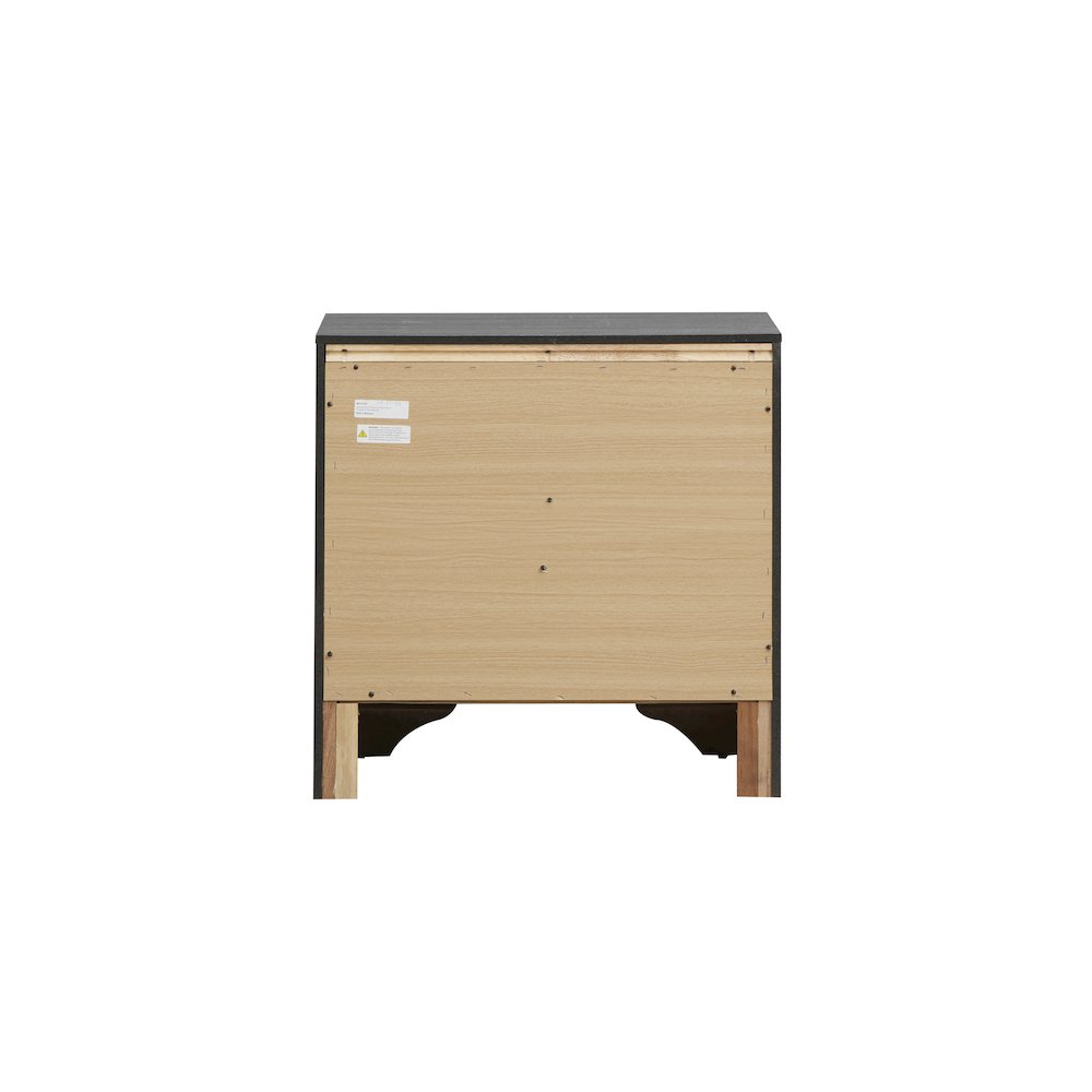 Glory Furniture Madrid Nightstand in Gray Color. Picture 4