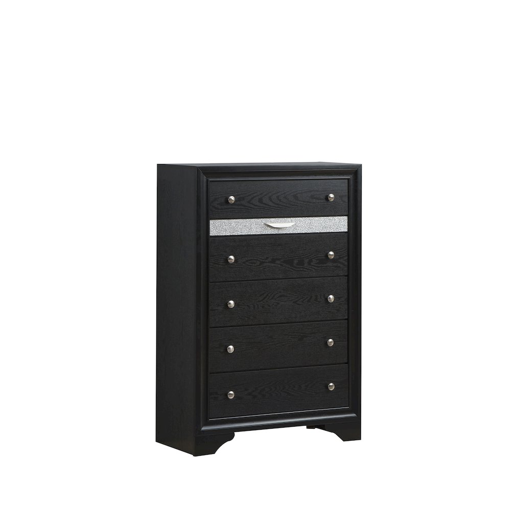 Glory Furniture Madrid Chest in Black Color. Picture 1