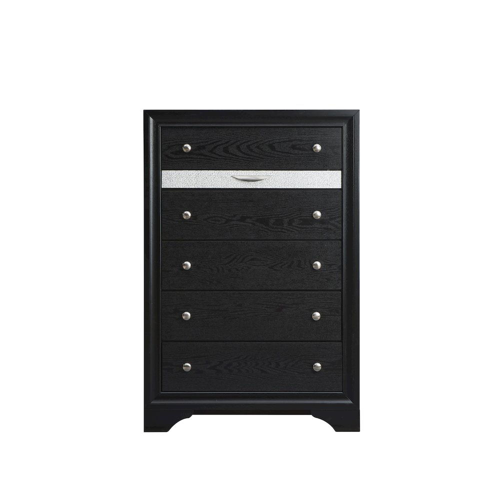 Glory Furniture Madrid Chest in Black Color. Picture 2