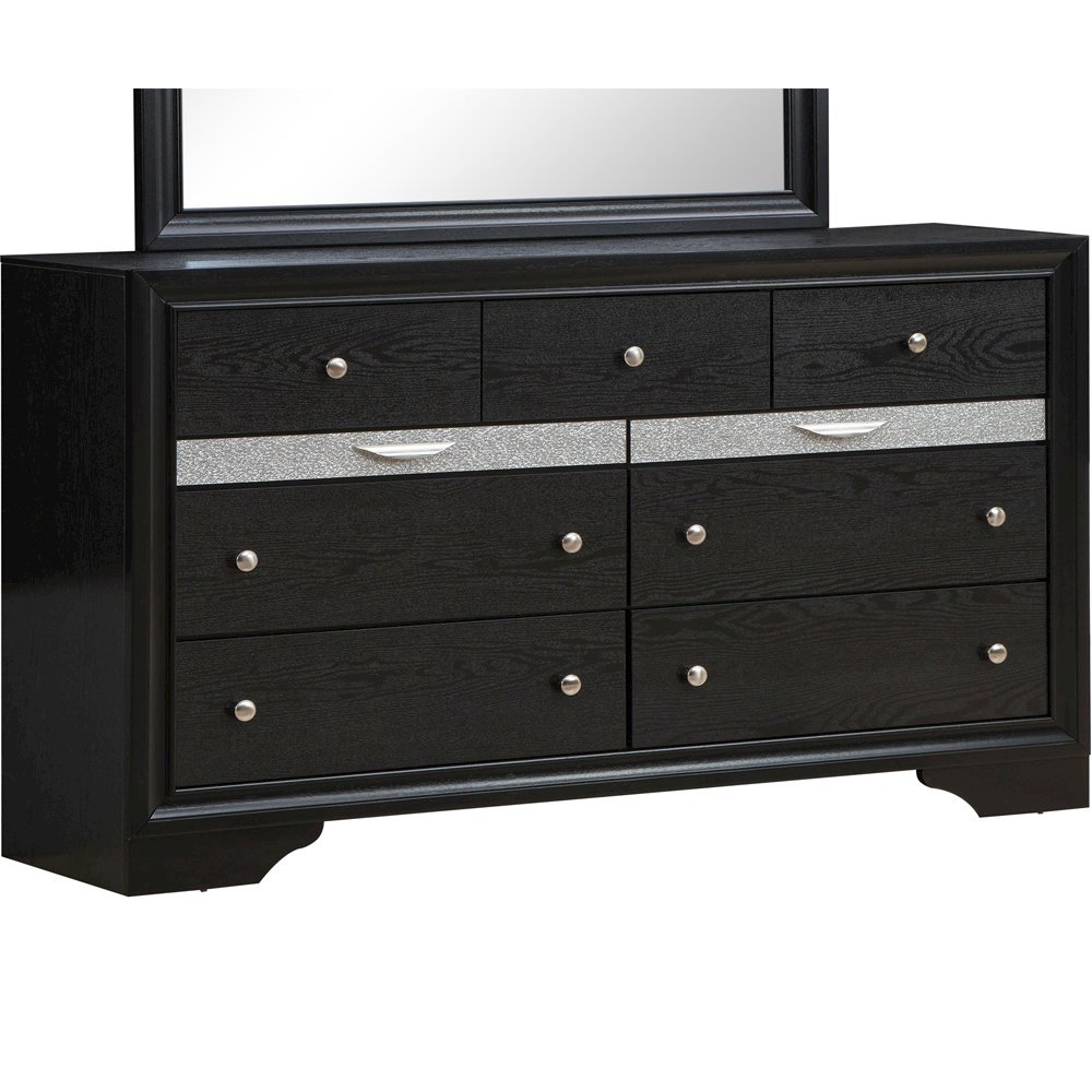 Glory Furniture Madrid Dresser in Black Color. Picture 1