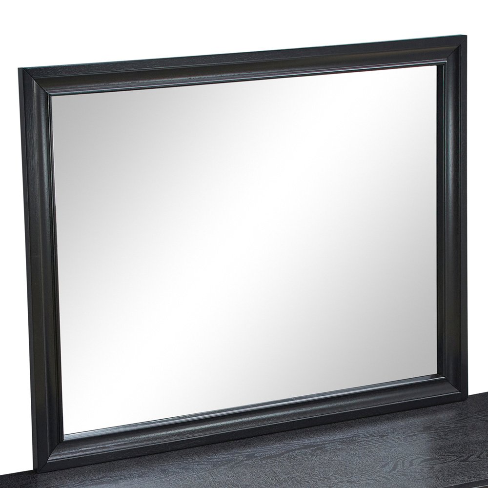 Glory Furniture Madrid Mirror in Black Color. Picture 5
