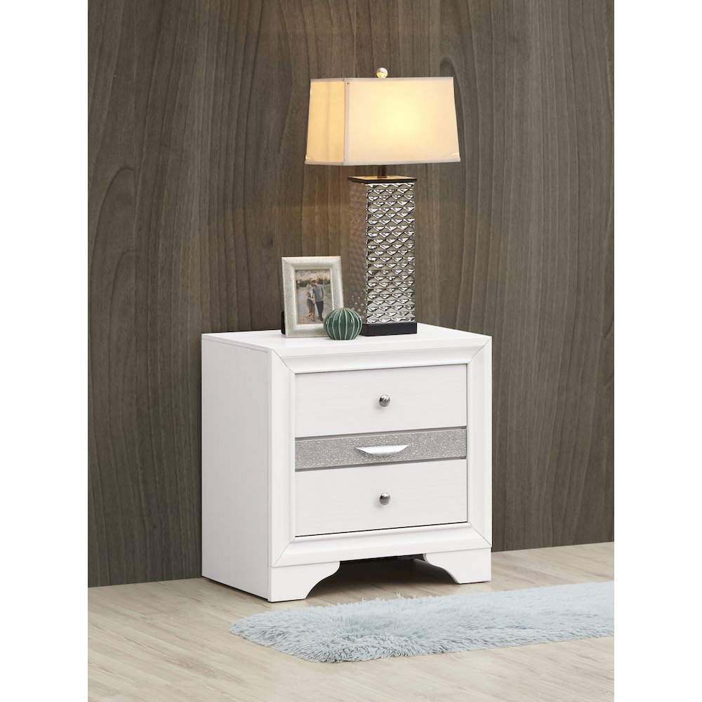 Glory Furniture Madrid Nightstand in  Color. Picture 5